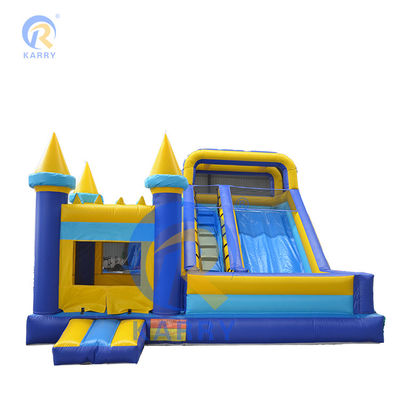 Features PORTABLE 2022 Outdoor Playground Big Water Slide with Inflatable Bounce House