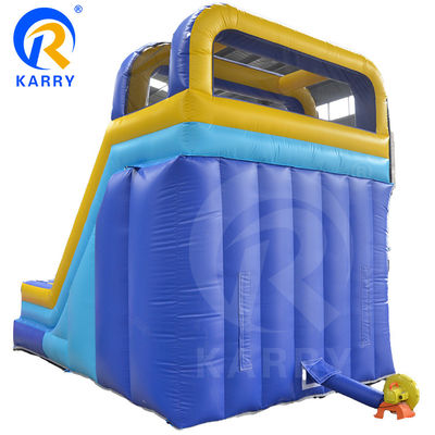 Features PORTABLE 2022 Outdoor Playground Big Water Slide with Inflatable Bounce House