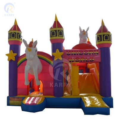 Water Slide Inflatable Jumping Bouncy Castle Slide Combo for Kids in Customized Color