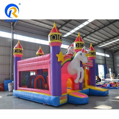 Water Slide Inflatable Jumping Bouncy Castle Slide Combo for Kids in Customized Color