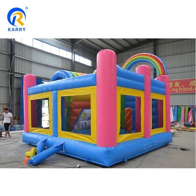 Custom Unicorn Theme Inflatable Castle Bounce House with Slide Fun Playground Bouncer