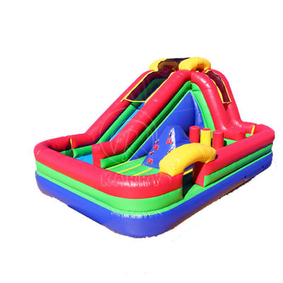 Outdoor Water Inflatable Games Bouncy Castle with Slide and Climbing Wall Combo