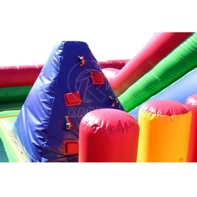 Outdoor Water Inflatable Games Bouncy Castle with Slide and Climbing Wall Combo