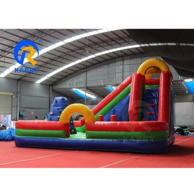 Outdoor Water Inflatable Games Bouncy Castle with Slide and Climbing Wall Combo