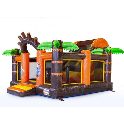 Outdoor Entertainment Unisex PVC Inflatable Bouncy Castle with Pirate Ship Design