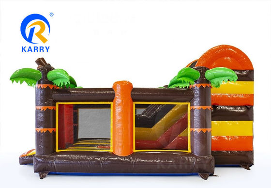 Outdoor Entertainment Unisex PVC Inflatable Bouncy Castle with Pirate Ship Design