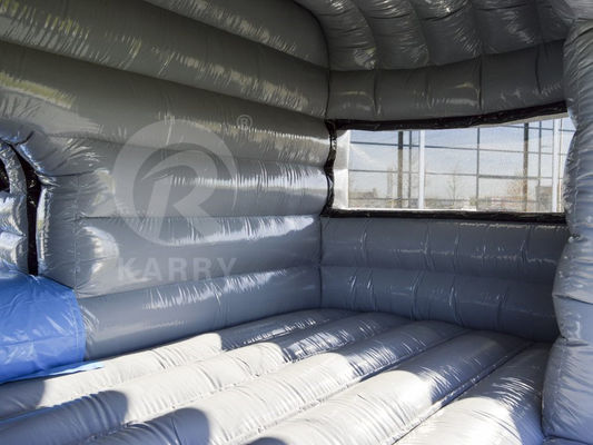 Gray Truck Inflatable Bouncer Combo Jump Jumping Bounce House for Party OEM Accepted