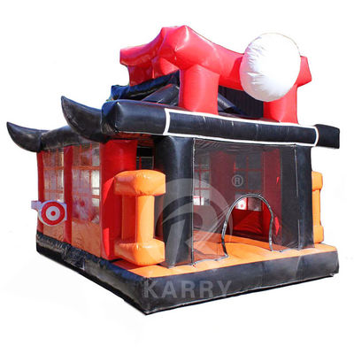 Custom Logo Printed Budokan Theme Inflatable Bouncy Castle for Children's Amusement