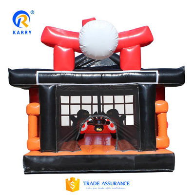 Custom Logo Printed Budokan Theme Inflatable Bouncy Castle for Children's Amusement