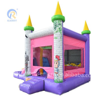 Double Slide and Pool Jumping PVC Inflatable Bounce House for Commercial Outdoor Play