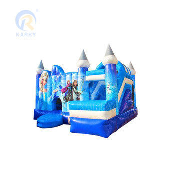 Jumping Castle Slide Combo Custom Frozen Theme Inflatable Bounce House for Party Fun
