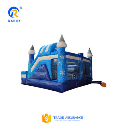 Jumping Castle Slide Combo Custom Frozen Theme Inflatable Bounce House for Party Fun