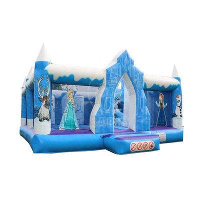 Jumping Castle Slide Combo Custom Frozen Theme Inflatable Bounce House for Party Fun