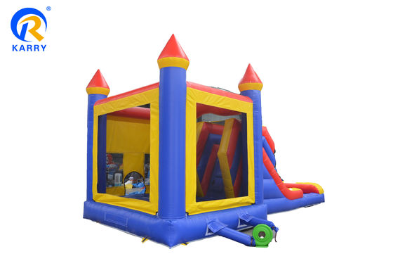 Custom Kids Games Inflatable Castle Wet Dry Bouncer Pool Slide Combo Jumping Castle with Waterslide Pool Age 14