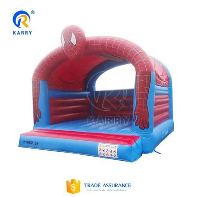 Unisex Party Fun with CE Standards Blower Spiderman Inflatable Bouncy House