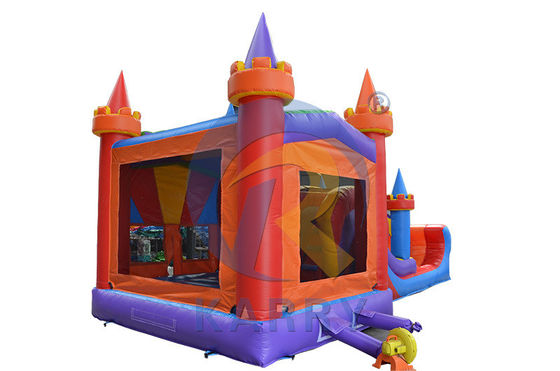 PORTABLE Commercial Colorful Bouncy Castle Inflatable Bounce House with Slide