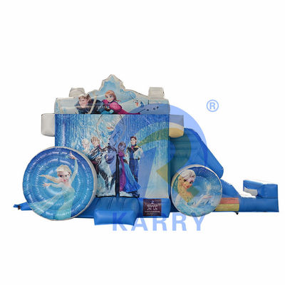 PORTABLE Inflatable Princess Carriage Castle Slide Combo for Kids and Adults at Affordable