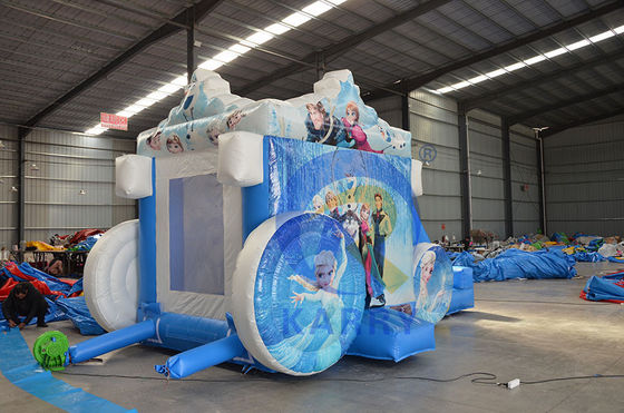 PORTABLE Inflatable Princess Carriage Castle Slide Combo for Kids and Adults at Affordable
