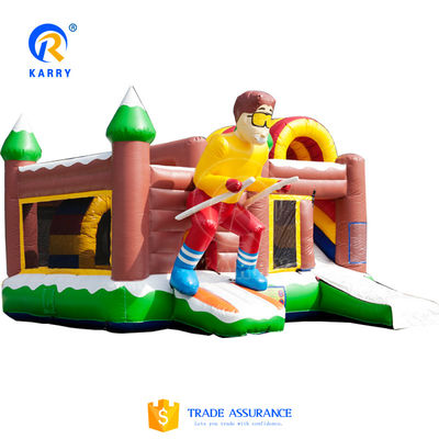 Express Air Sea Shipping Kids Outdoor Playground Inflatable Bounce House with Slide