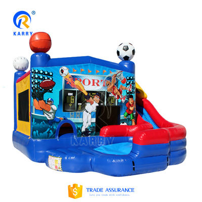 Orange Inflatable Bouncer Pvc Castle Bounce House for Party Rental Repair Kits Included