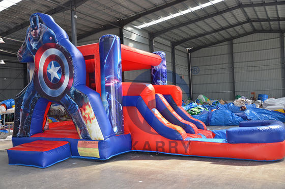 Unisex Commercial Inflatable Combo Castle Slide with CE Blower and Repair Accessories