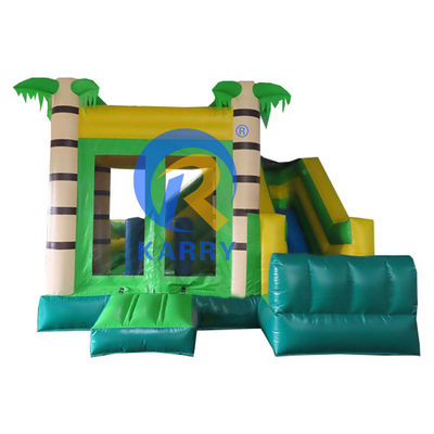 CE/EN71/EN14960 Certified Tropical Palm Tree Bouncy Inflatable Castle for Commercial