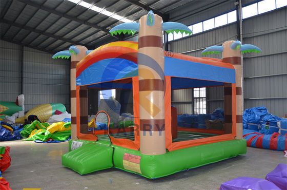 CE/EN71/EN14960 Certified Tropical Palm Tree Bouncy Inflatable Castle for Commercial