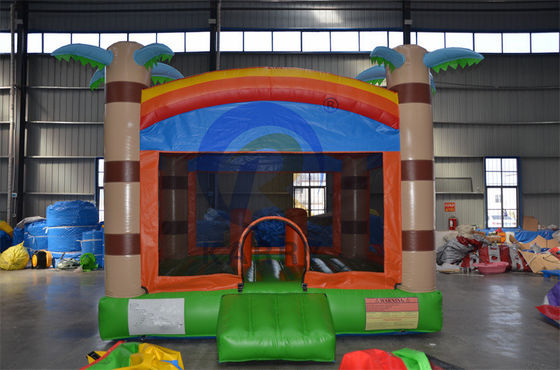 CE/EN71/EN14960 Certified Tropical Palm Tree Bouncy Inflatable Castle for Commercial