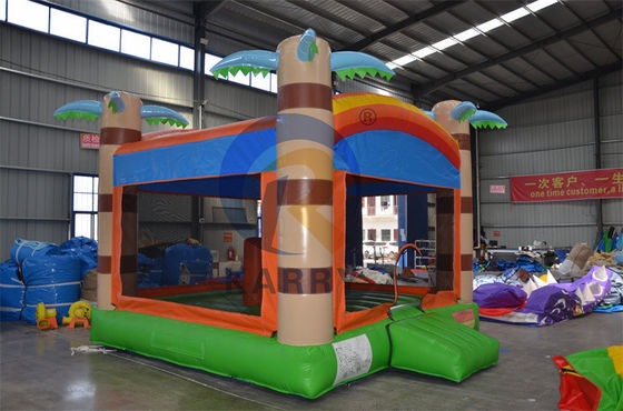 CE/EN71/EN14960 Certified Tropical Palm Tree Bouncy Inflatable Castle for Commercial