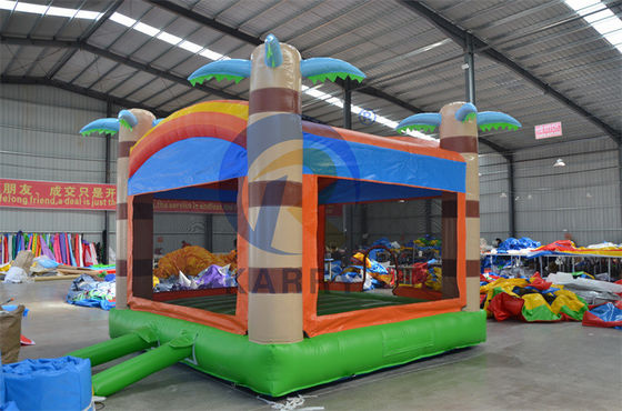 CE/EN71/EN14960 Certified Tropical Palm Tree Bouncy Inflatable Castle for Commercial