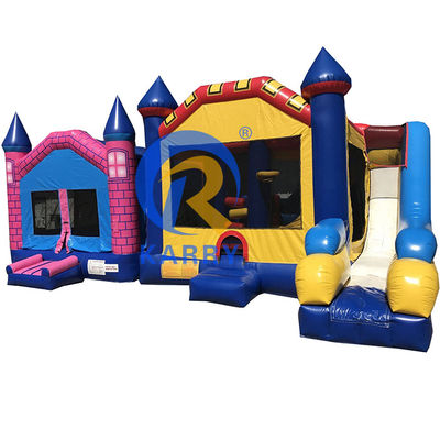 Jumping Commercial Bounce House Inflatable Combo Castle Slide for Unisex Backyard Fun