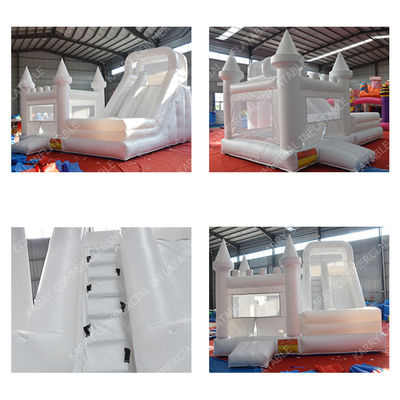 Blower Included Kids Backyard Commercial Inflatable Candy Bouncer House with Slide