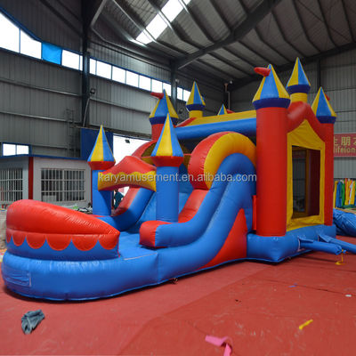 Inflatable Castle Jumping Commercial Combo Bounce House for Family Entertainment