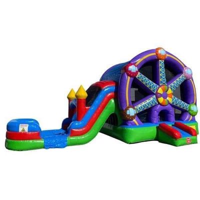 Castle Slide Combo Inflatable Bouncy Castle for Kids and Adults Age Range 14 Years up