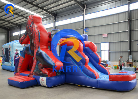 Spiderman Inflatable Combo Bounce House with Slide Endless Hours of Entertainment
