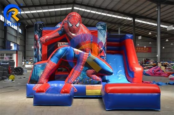 Spiderman Inflatable Combo Bounce House with Slide Endless Hours of Entertainment