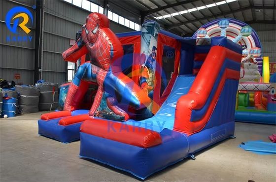 Spiderman Inflatable Combo Bounce House with Slide Endless Hours of Entertainment