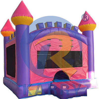 Commercial Inflatable Pink Bouncer Castle Portable PVC Bouncy House for Kids