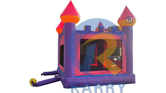 Commercial Inflatable Pink Bouncer Castle Portable PVC Bouncy House for Kids