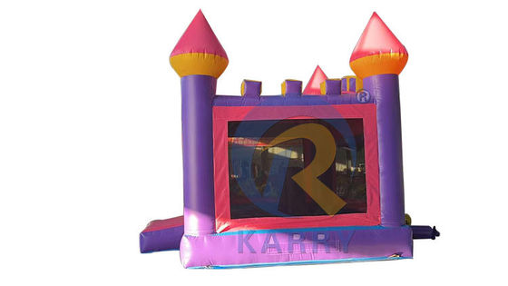 Commercial Inflatable Pink Bouncer Castle Portable PVC Bouncy House for Kids