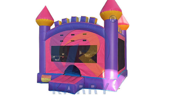 Commercial Inflatable Pink Bouncer Castle Portable PVC Bouncy House for Kids