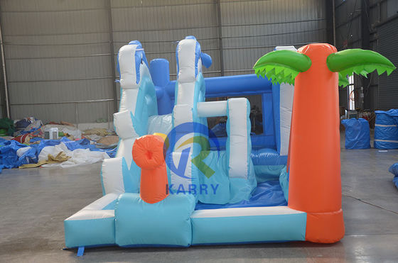 Outdoor Playground Inflatable Dolphin Whale Castle Slide Combo for Kids 14 Years up