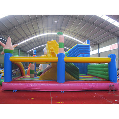 Trade Show Must-Have Aurora's Commercial SpongeBob Bounce Castle Trampoline with Slide