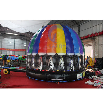 EN71/CE Certified Commercial PVC Inflatable Disco Demo Bounce House for Outdoor Fun