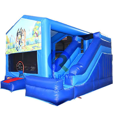 Party Rental Inflatable Bouncer Bluey Bounce House with Slide Age Range 14 Years up