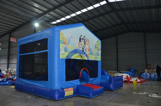 Party Rental Inflatable Bouncer Bluey Bounce House with Slide Age Range 14 Years up