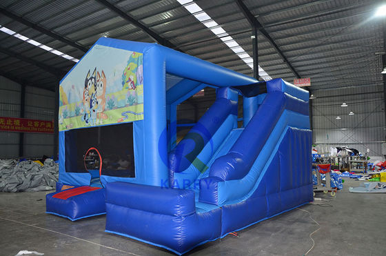 Party Rental Inflatable Bouncer Bluey Bounce House with Slide Age Range 14 Years up