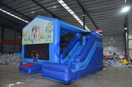 Party Rental Inflatable Bouncer Bluey Bounce House with Slide Age Range 14 Years up