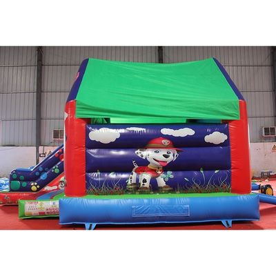 Amusement Bouncy Castle Slide Combo Made of 0.55mm PVC Tarpaulin and Commercial Grade