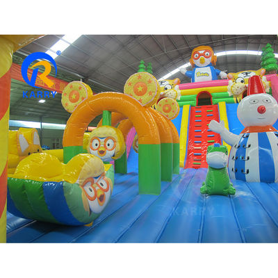 Inflatable Fun City Outdoor Amusement Park Bouncer Slide for Commercial Party Rentals
